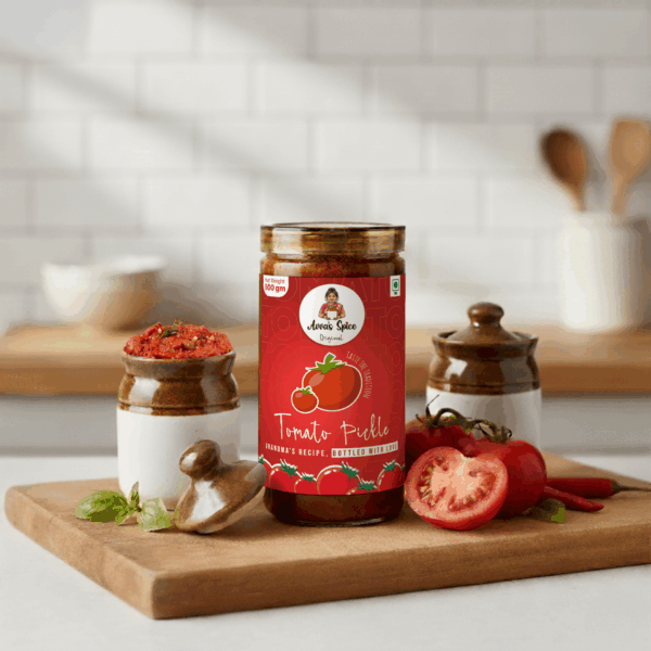Tomato pickle avvas spice