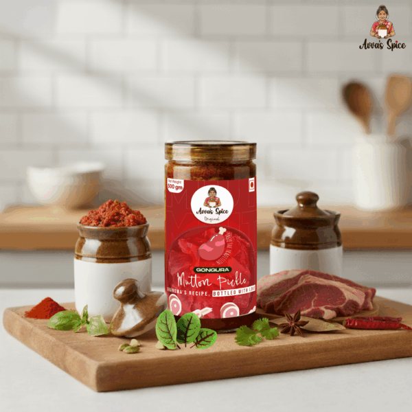 Gongura Mutton Pickle Avvas Spice