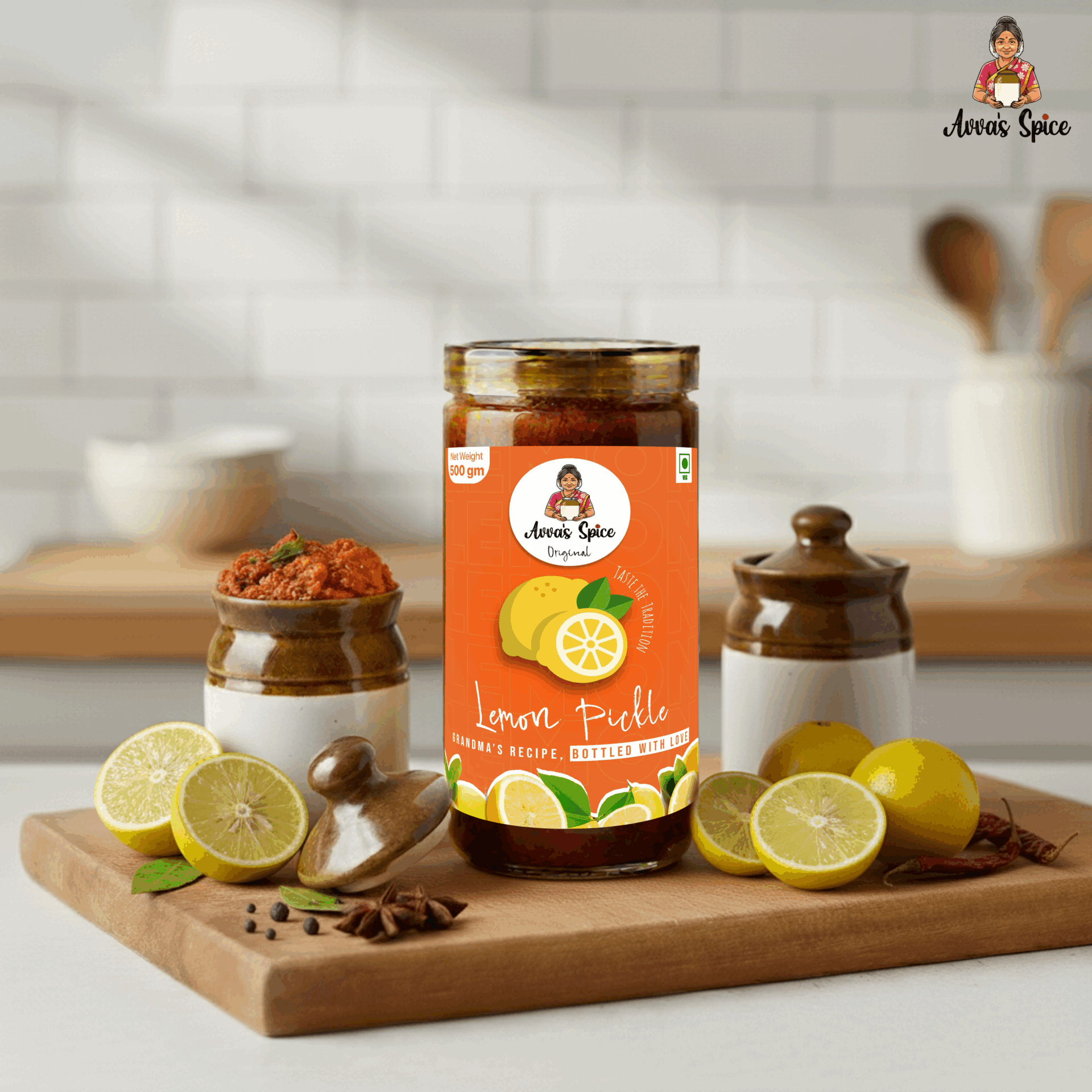 Lemon pickle avvas spice